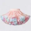 Tutu Dress Hot Upgrade Girls Tule Rok Baby Children Tutu Pettiskirt Rok Kinderen Fluffy Ballet Rok Party Princess Girl Cleren B022 D240507