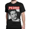 Camisetas masculinas ótimas camisetas retro Pedro Pascal masculino Redonda de algodão puro Camiseta de camiseta de camiseta curta Camiseta de camiseta de verão Clothingl2405