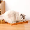 Скретчики кошка плоская царапинга с царапиной, устойчивая к царапинам, игрушечные гофрированные картонные картонные царапилки, коробки для разыгрывания, чтобы поиграть в отдых