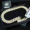 Custom 10k Solid Gold Cuban Necklace VVS Moissanite Diamond Tester Pass Ice Out Hip Hop 14k Real Gold Chain 9MM 10MM 11MM 12MM