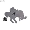 Булавки брошит радужная сказочная эмалевая булавка красочная лошадь аниме фильм творческий бруш эмблема с флип -воротничкой