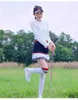 Женские спортивные костюмы Новая осенняя одежда, набор женских женщин с длинными топами поло в поло