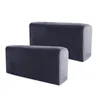 Stol täcker uppgradera din soffa med armstöd antislip möbler skyddare silver material elegantchecked design 2 st set