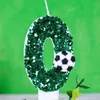 3PCSキャンドルフットボールケーキキャンドル装飾サッカーボールバースデーパーティー用おもちゃギフトホームデコレーションアニバーサリーケーキキャンドル