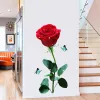 Adesivos decoração de adesivos de parede de flor para decoração de casa videiras decalque decalque grande papel de parede papel de parede autodesivo decalque da sala de estar