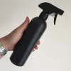 500 ml desinfetante desinfetante reabastecido por atacado Álcool a grande capacidade Capacidade de cor de plástico preto em garrafas de embalagem para garrafa de viagem