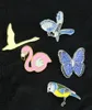 Europe Alloy Butterfly Crane Magpie Bird Brooch Cartoon Unisexe Metal Animal Corsage Pin Flamingo Animaux Sac à dos CHAPE