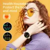 Relojes Lige 2023 Smart Watches Women Smartwatch For Woman Bluetooth Call Fitness Watches Watch Watch Strap, Rose Golden, envío gratis