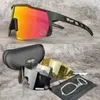 Markenzyklusgläser Fahrrad Eyewear Sport Dark Cycling Sonnenbrille Augenmediziner im Freien Fahrradbreckbrare 240425