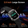 Watches CAFRICA KR80 Men's Sports Smart Watch 2.0 Inch 650mAh Battery Capacity Gift Healthy Heart Rate Blood Oxygen Compass GPS Exercise