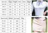 Suits-survêtements pour femmes Mg Nouveau automne / hiver Set Lady White Long Slve T-shirt Tennis Femmes Sports Porte sac Hip Khaki Jupe Dry Jersey S ~ XL Y240507JQ57