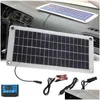 Windgeneratoren 50W Dual USB 12V/5V Solarpanel mit Auto -Ladegerät 10/20/30/40/50A Controller für Outdoor -Cam -LED -Leuchten - 40A Drop Deli Dhwui