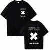T-shirts masculins 2024 Shirts XPLR d'été Sam et Colby Chaincink merch en forme de coeur Imprimé T-shirts hommes femmes coton rond cou rond Slve Tops T240506