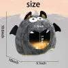 Cages Guinea Pig Bed Hideout Cozy Small Animal Beds Monster Cave House Halloween Decor Hamster Nest Cage Chinchilla Rabbits Ferret Rat