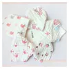 Bibs Burp Cloths 8 couches bébé nouveau-né insrite imprimeur triangle écharpe à tout-petits mousseline coton bandana 30 couleurs C4834 Drop livraison ki dh20v