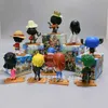 Caja ciega anime One Piece Box Blind Box Box Figura Juguetes Al por mayor Luffy Sanji Nami Usopp Chopper Franky Brook Nico Robin Ornament T240506