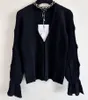10A Kwaliteit Damestruien Gebreide V-Neck Single-Breasted Cardigan Sweater-kleur