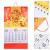 Kalender 2024 Wandkalender Chinoiserie Dekor Hängende chinesische Dekoration Neujahr Monddrachenpapier Dekoration Dekorative Anhänger