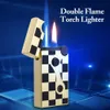 Jobon Small Torch Lighter Jet Flame Flint Leichteres Gas Ungefülltes Butan nachfüllbar mit weicher Flamme für Zigarrenzigarette