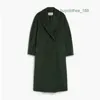 Trench-Coats Forench Coats Mode Luxury Mode de laine de femmes Mélanges de créateurs Japonais et coréen Long Cashmere Evergot Wear Portez Maxmaras GP4H