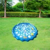 100/170cm childrens dash game mat Outdoor lawn beach letter Inflatable water spray game beach mat 240428