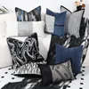 枕ノルディック黒と白のソファ装飾枕の家の装飾カバー45x45cm