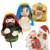 Miniaturen Stoffpuppe für Kinder Jungen Mädchen Jesus Plüsch Christus Religiöser Spielzeugretter mit Lächeln Religiöse Party Gefälligkeiten