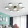 Chandeliers LED Chandelier With 3 Different Colors Suitable For Living Room Bedroom El Apartment Study Home Decoration Indoor Lighting