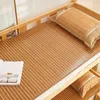 colchón de seda de bambú colchón de seda de verano para dormir desnudos dormitorio colchón de un solo colchón de hierba plegable bambú pura natural 240506