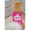 Hundväst Hög klädkvalitet Pet Costume Coat Summer Breattable Pet Clothes Cats Teddy Bichon Dog Apparel XS/S/M/L