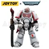 Joytoy 1/18 Action Figure White Scars Intercessors e Bike Anime Collection Model 240506