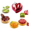 Moulds SILIKOLOVE Silicone Pastry Mold for Tarte Decoration Dessert Tartlet Mould Cake Stencil Baking Accessories