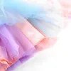 tutu Dress Girls Pastel Tutu Skirts Kids Ballet Dance Tulle Pettiskirt Underskirt Tutus Children Birthday Party Banquet Costume Skirt Gift d240507