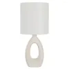 Table Lamps Home Decor Classic Collection White Ceramic Finish Lamp 21"H