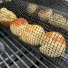 Accessoires barbecue grilling panier en acier inoxydable Camping Mesh outil de cuisson en plein air picnif