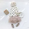 tutu elbise kızlar tül etek kız bebek kıyafetleri tutu pettiskirt moda partisi prenses balo elbisesi kız yeni doğan 6 renkler d240507