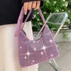 Mode -Strass -glänzende Handtasche Frauen funkelnden Abendkupplungsbeutel Luxus Design Kausalhandtasche Ladies Umhängetasche 240506