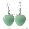 Autres bijoux Ensembles en pierre naturelle aventurine verte pour fille Collier en cristal en cristal / boucles d'oreilles / bracelet / porte-clés bijoux de fête de la fête del dhxkm