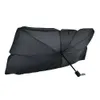 Upgrade Sonnenschutz Regenschirm Typ Windschutzschatten Schatten Sommersonnenschutz Wärmedämmung Tuch für Auto Frontschattierung Tesle