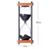 Clocks New Large Hourglass Timer 60 Minute, Metal Sand Timer Sandglass Clock,Time Management Tools for Kitchen Home Office Desk Decor