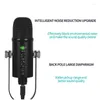 Mikrofone USB -Kapazitiv -Mikrofon -Set für Home -Computer -Aufnahmspiele Hochtastgeräuschreduktion Hördraht
