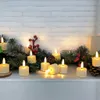 Pakiet 6 świec do ładowania Flimeless Pliczające światła herbaciane Timer Odległe dekoracje domowe urodziny