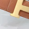 High Belt Man Designer Belt Real Calfskin Leather Strap Ceinture Luxe Homme Gold Silver Letter Buckle Belt Highest Quality Classic Style Bredd 38mm