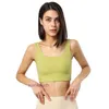 Moda LL-Tops Sexy Mulheres Yoga Esporte Roupa Respa Novo Roleta Esportivo de Yoga com Rospa Com Rússia de ioga com copo Integrado de copo Integrado Acensão de choque de alça