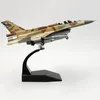 6 Aircraft Model Toy 1 72 Skala F-16I Sufa Fighter Model Die Casting Eloy Aircraft Model Toy Static Collection 240428