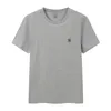 T-shirt del marchio di design in movimento di lusso per uomini estivi Lettera top-logo ricamato a logo ricamato High Street Street Shink Shory Short