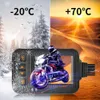 Nuevo 2 pulgadas de 2 pulgadas de motocicletas impermeables Camina trasera de videos trasero Registradora de visión nocturna negra DVR