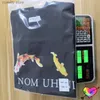 T-shirts masculins 2024SS Carp Graphic Print ih Nom Uh nit t Men Women T-shirt paris noir