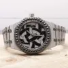 Hip Hop Diamond Watch s'améliore avec du diamant Moisanite fabriqué en acier Stainls spécialement digne pour les hommes atteints de clarté VVS