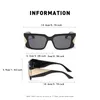 패션 큰 프레임 선글라스 박스 선글라스 유럽과 미국 MD 네트워크 레드 ins ake wide leg metal men and women sunglasses